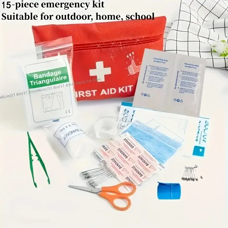 Thumbnail: Deluxe First Aid Kit With Carrying Pouch