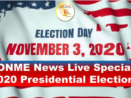 Watch 'ONME News Live Special' on the 2020 Presidential Election here; see guest speakers now