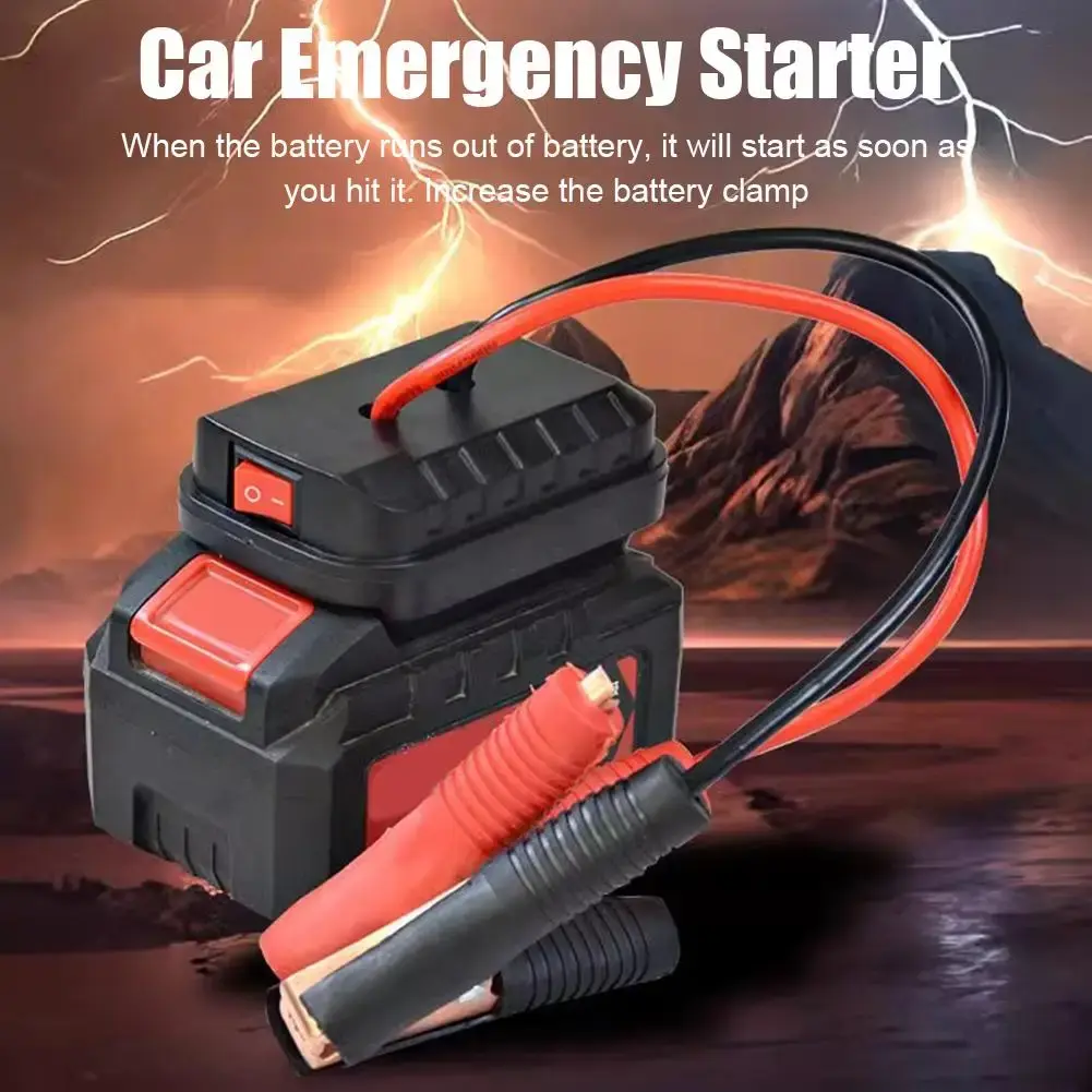 Starter for Lithium Battery Booster Cable Adapter Emergency Power Kit