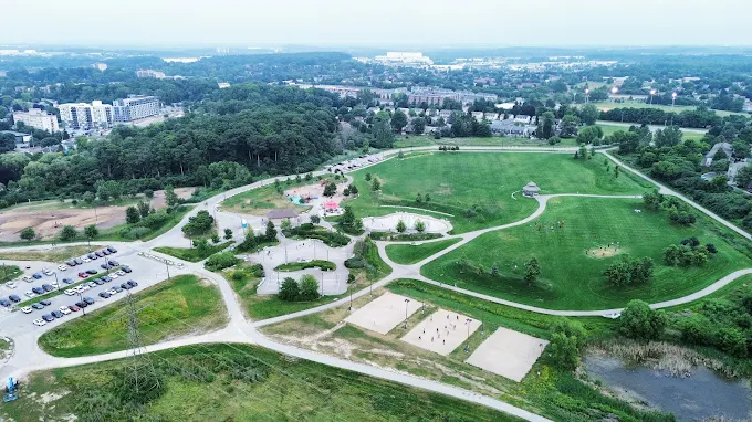 McLennan park arial shot