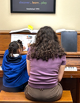 Busy Piano Lesson at The Dallas School of Music