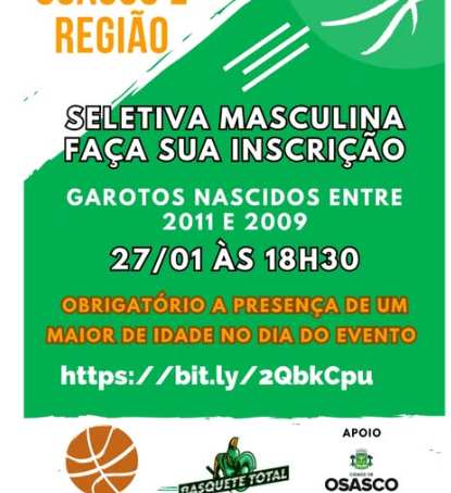 EQUIPE BASQUETE TOTAL ABRE INSCRIÇÕES PARA PENEIRA DE BASQUETE (2025)