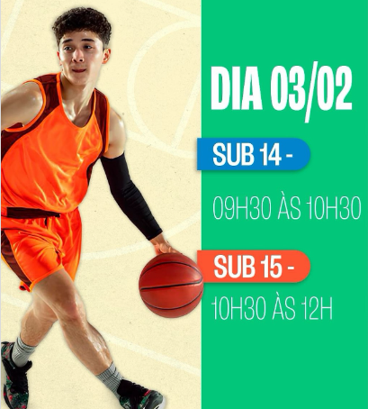 PENEIRA DE BASQUETE NO CLUBE DE CAMPO DE RIO CLARO