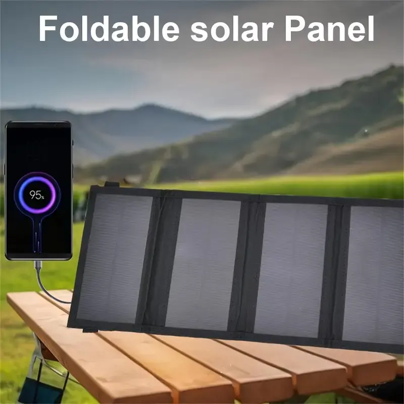 Thumbnail: Foldable solar panel charger