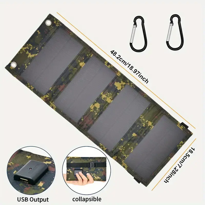Thumbnail: Foldable solar panel charger