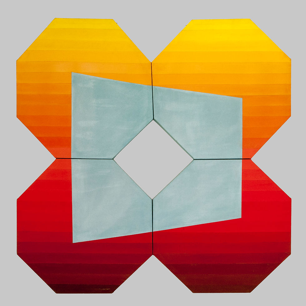 Boing-Boing Travelling Through Red and Yellow Gradations