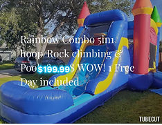 Rainbow Combo Inflatable