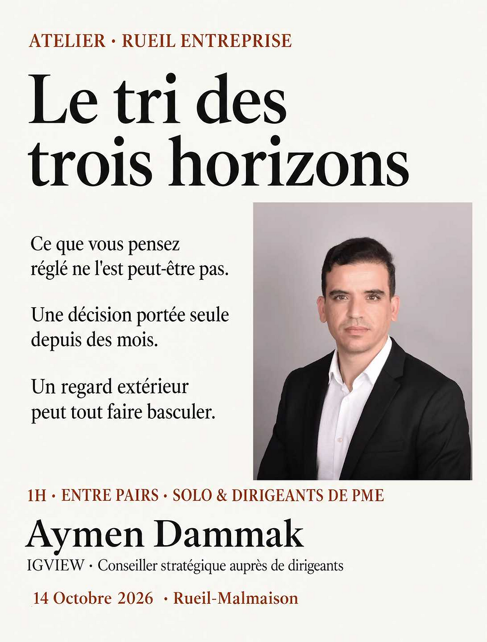 Atelier cocktail du 14 octobre 2026