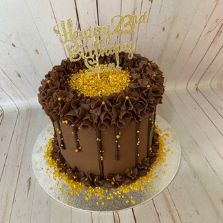 6" Salted Caramel Cake