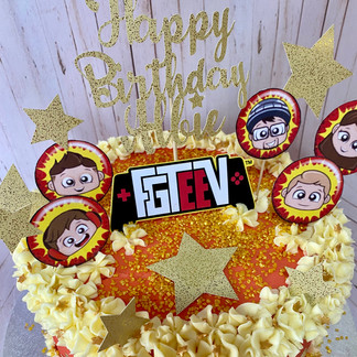 Custom FGTEEV Cake_