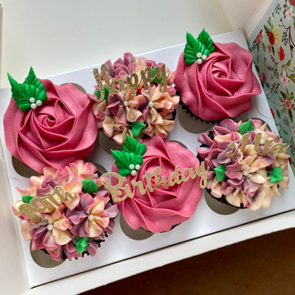 Floral Cupcakes