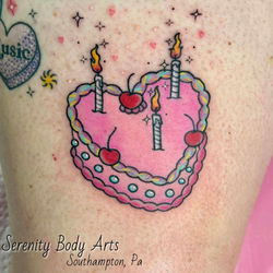 Birthday Cake tattoo