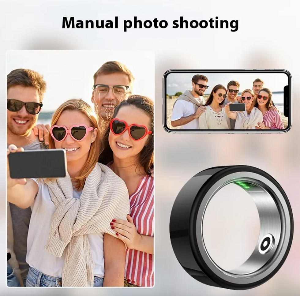 Miniatura: Ceramic Health Monitoring Smart Ring