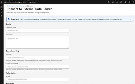 UI for Data Connectors