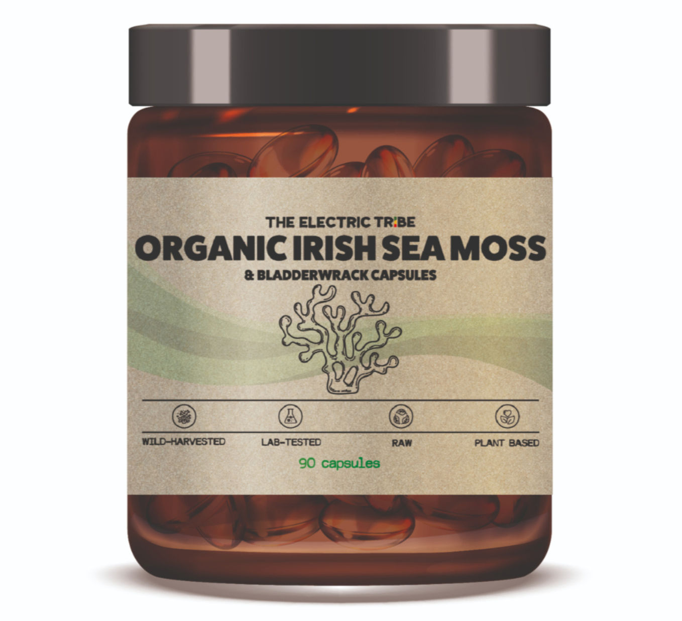 Organic Sea Moss & Bladderwrack Capsules
