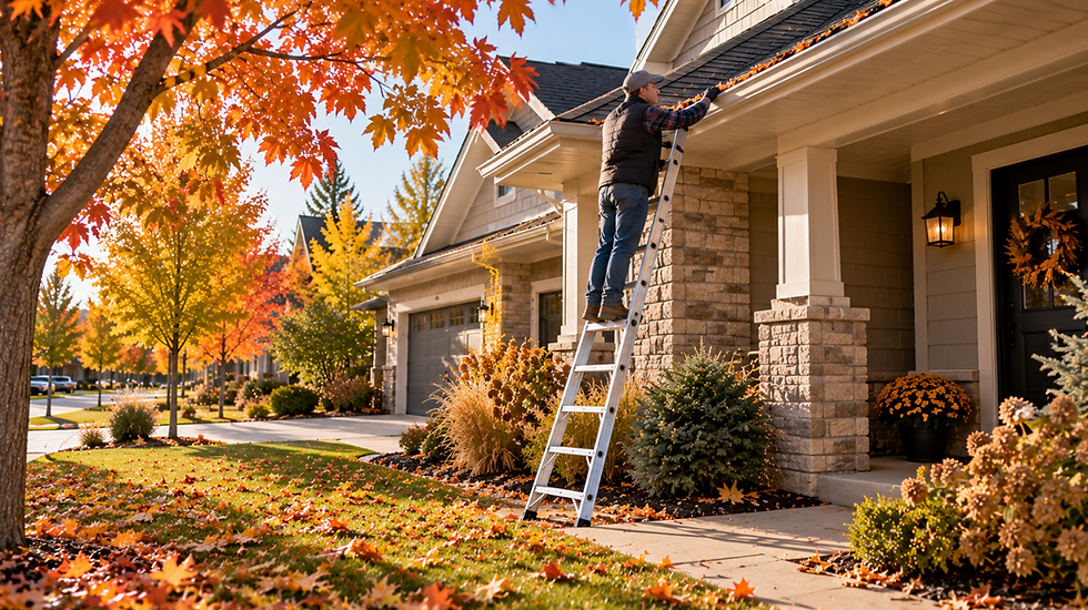 The October Exterior Check: Roof Edges, Gutters, Trees, Concrete, and Drainage Before Idaho Winter
