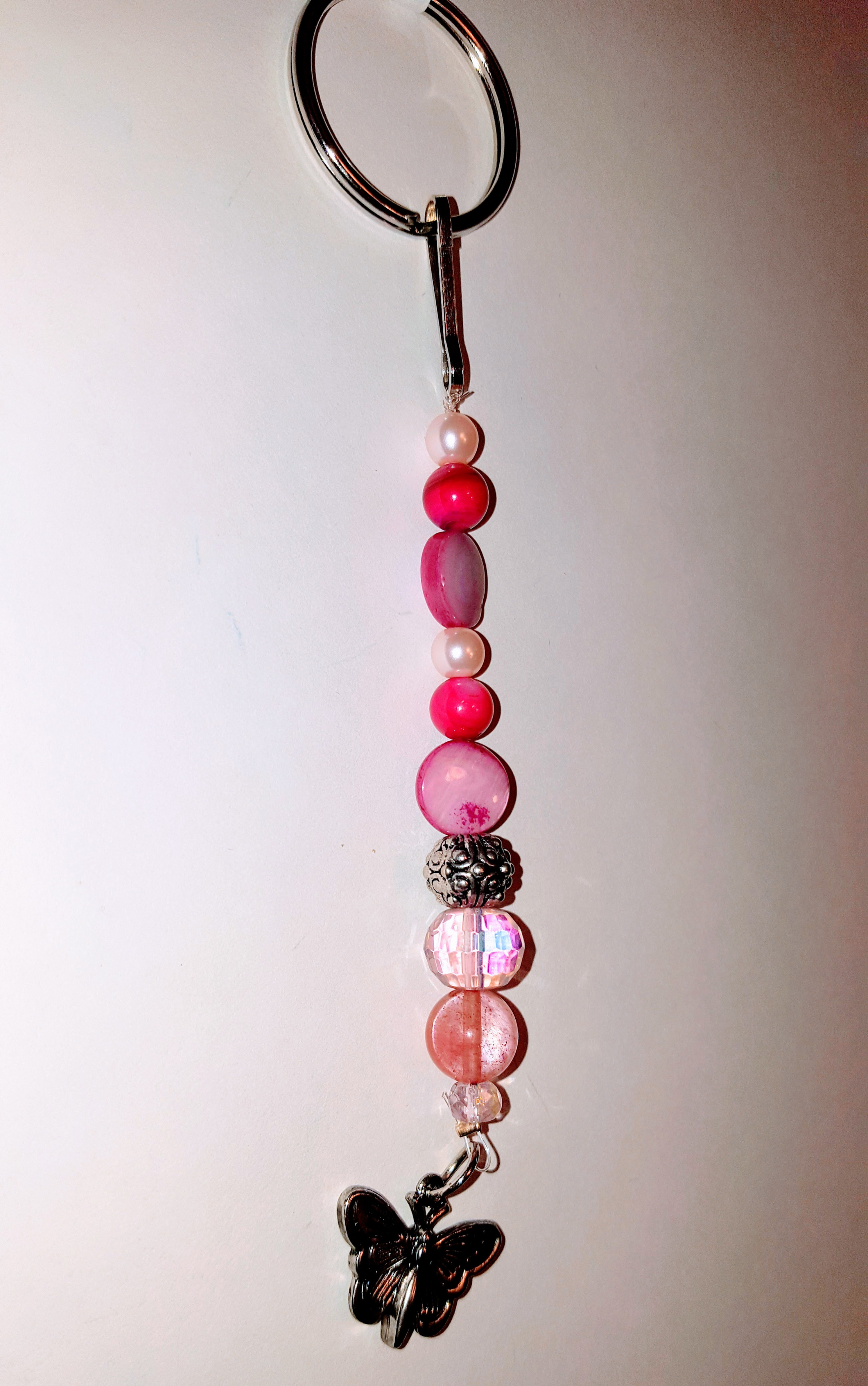 pink keychain/purse charm