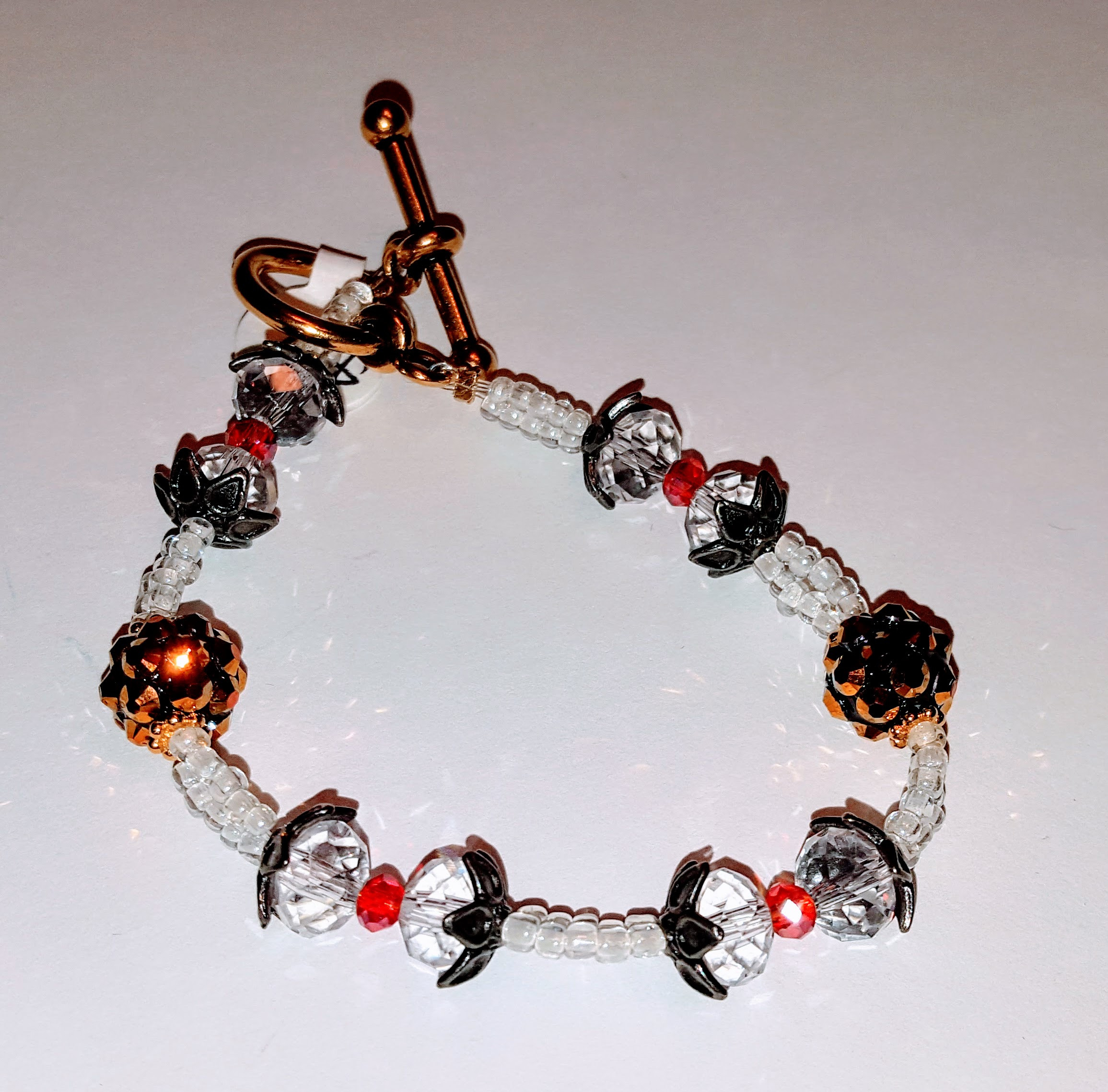 Double floral bracelet