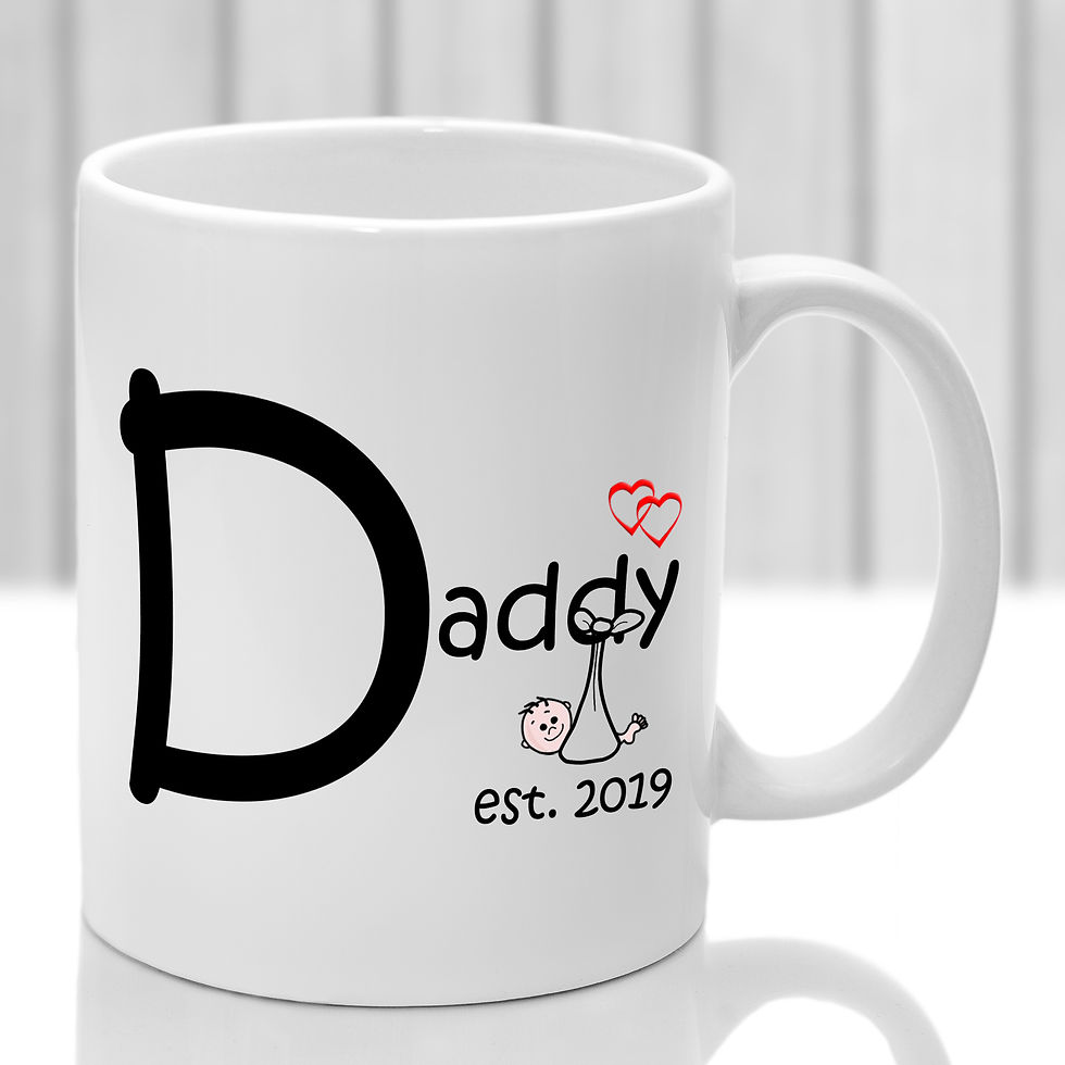 Thumbnail: Personalised Mummy Daddy mug set