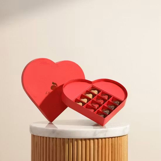 Abucci Red Heart Indulgence Chocolates Box