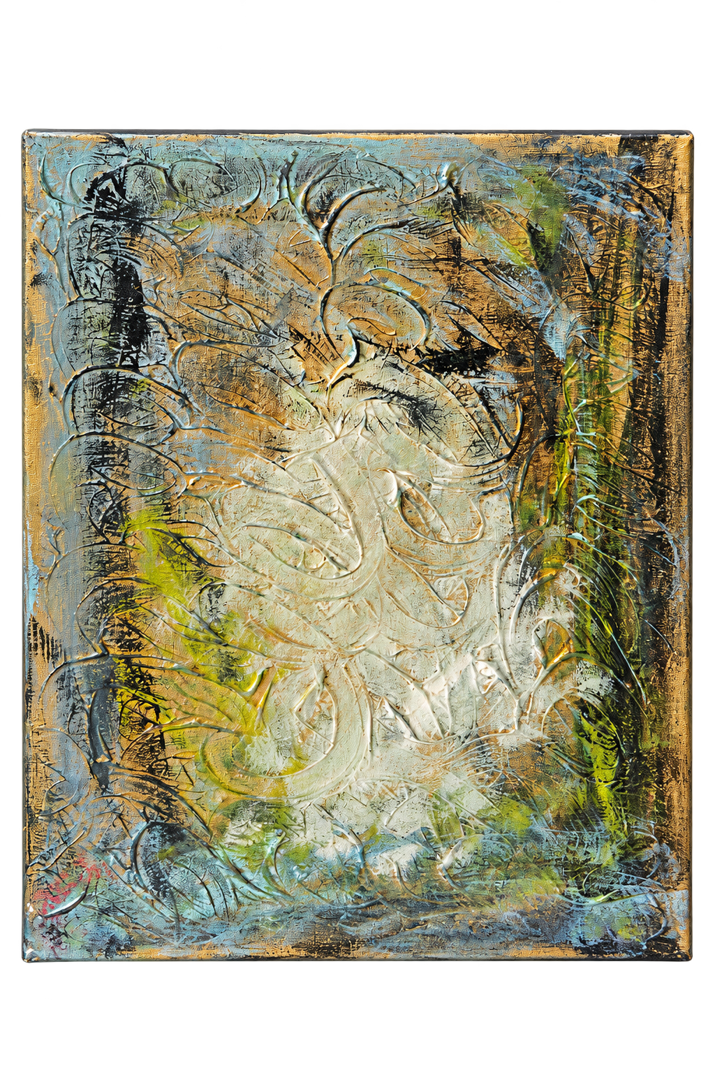 Green & Gold Canvas
