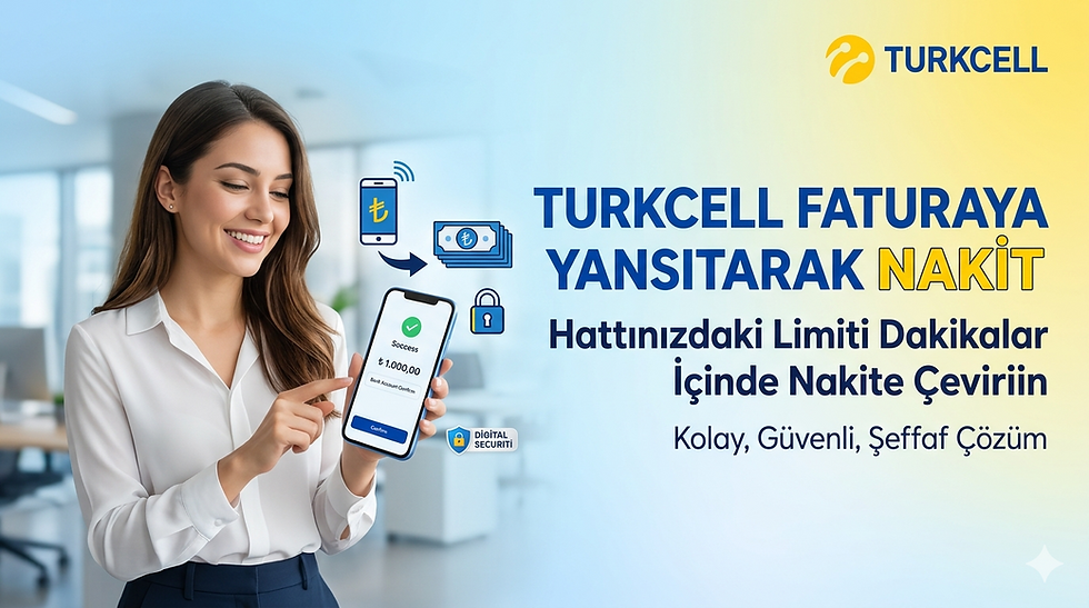 Turkcell Faturaya Yansıtarak Nakit