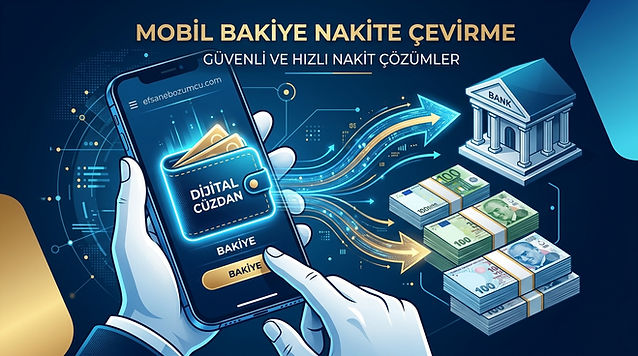 Mobil Ödeme Bakiyesinden Nakite Alma