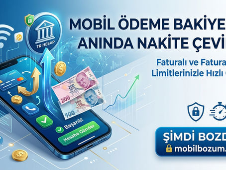 Mobil Ödeme Bakiyesi Bozdurma