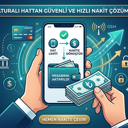 Faturalı Hattan Nakit Çekme