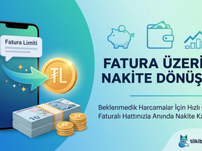 Fatura Üzerine Nakit Para 