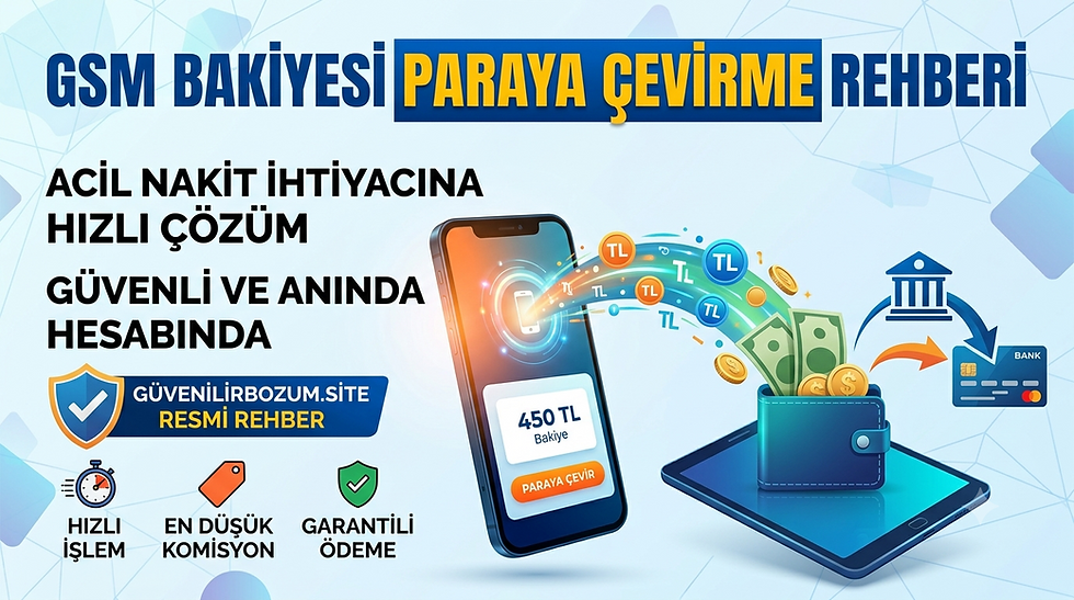 GSM Bakiyesi Paraya Çevirme