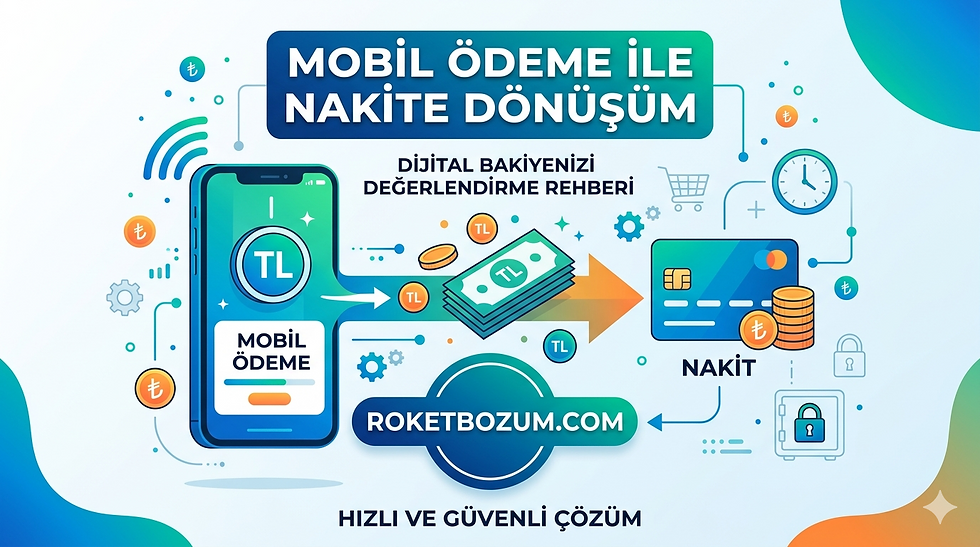 Mobil Ödeme ile Nakit