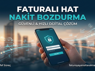 Faturalı Hat Nakit Bozdurma