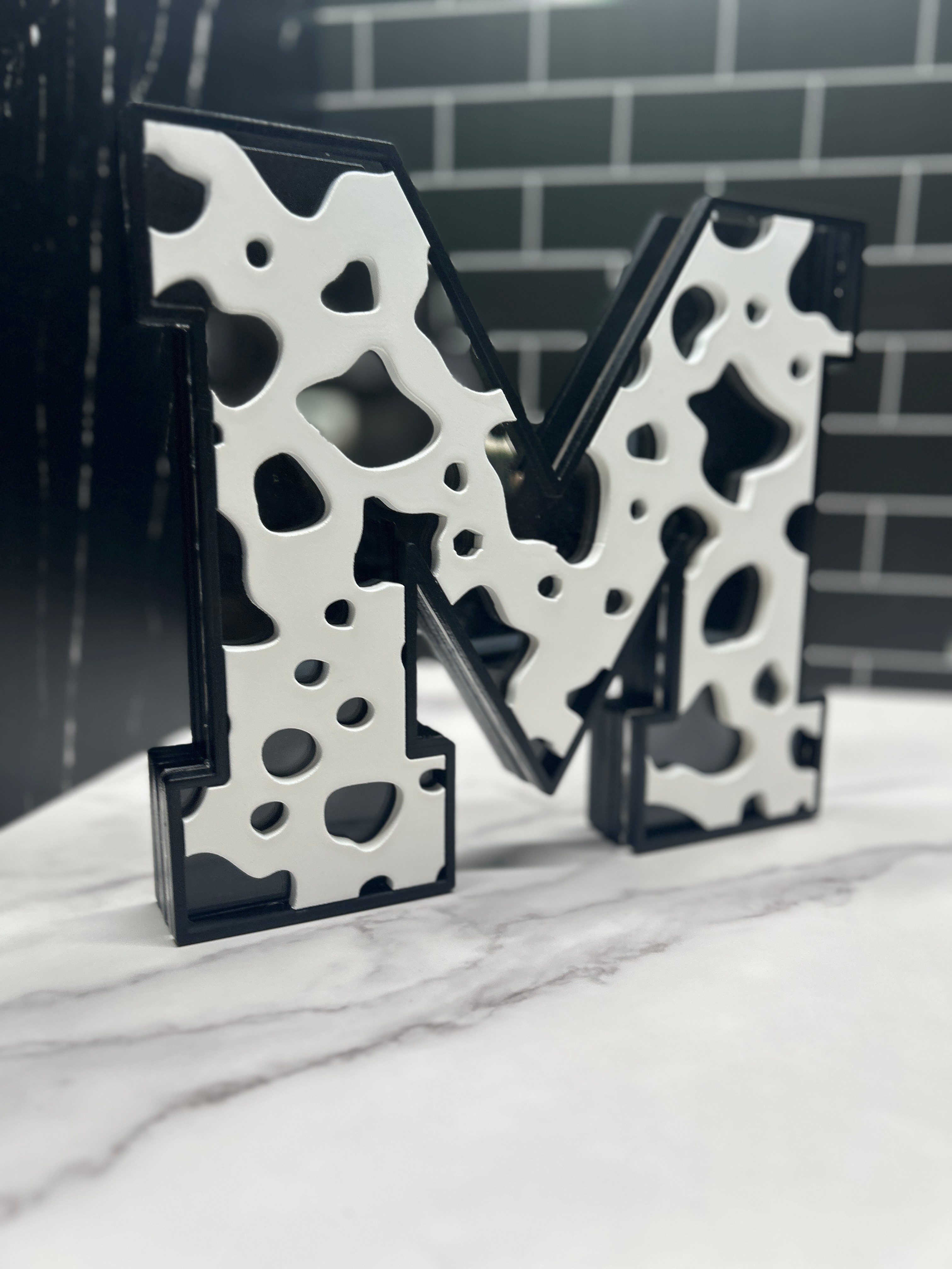 Cow Print Piggy Bank