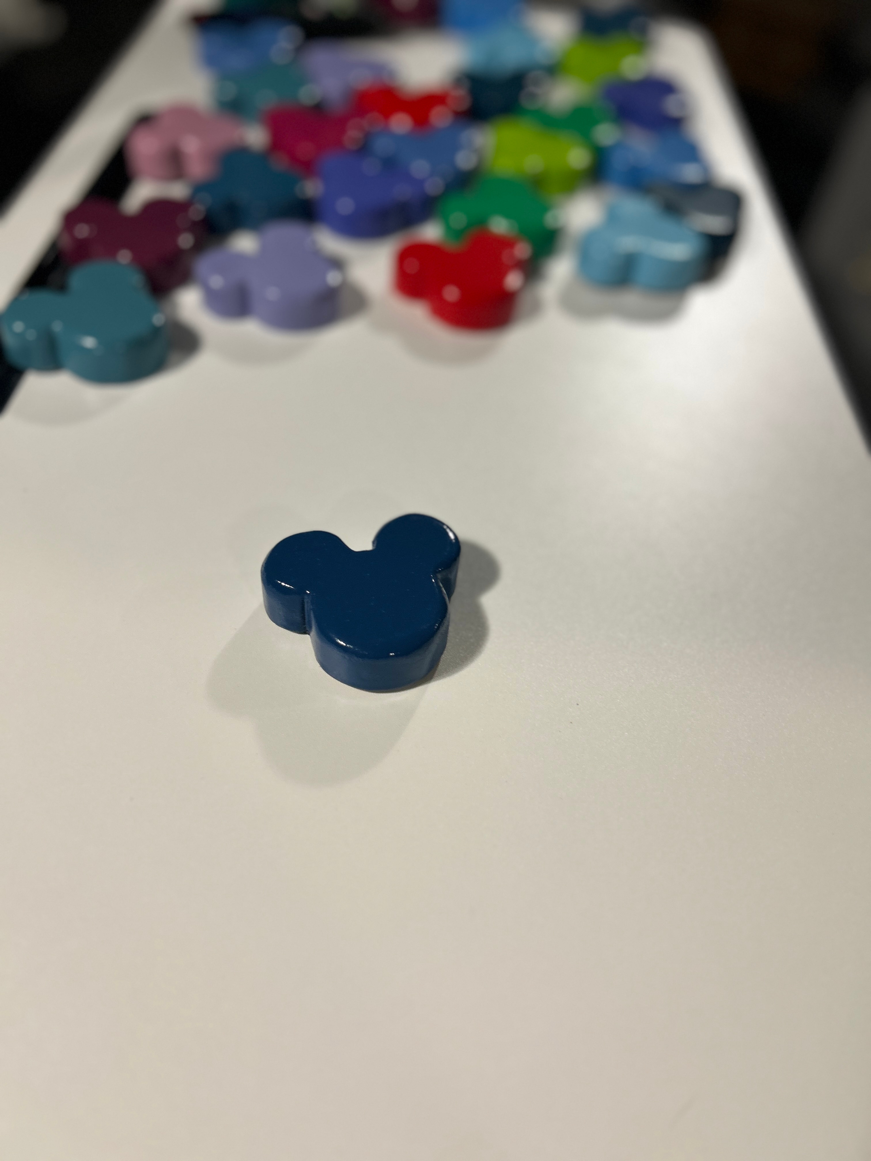 Navy Mouse Head Magnet/Car vent clip