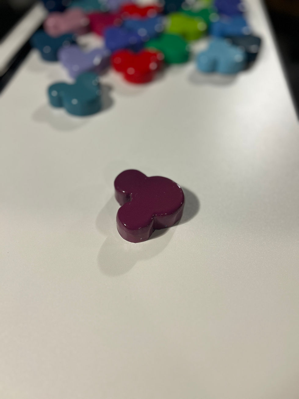 Burgundy Mouse Head Magnet/Car vent clip