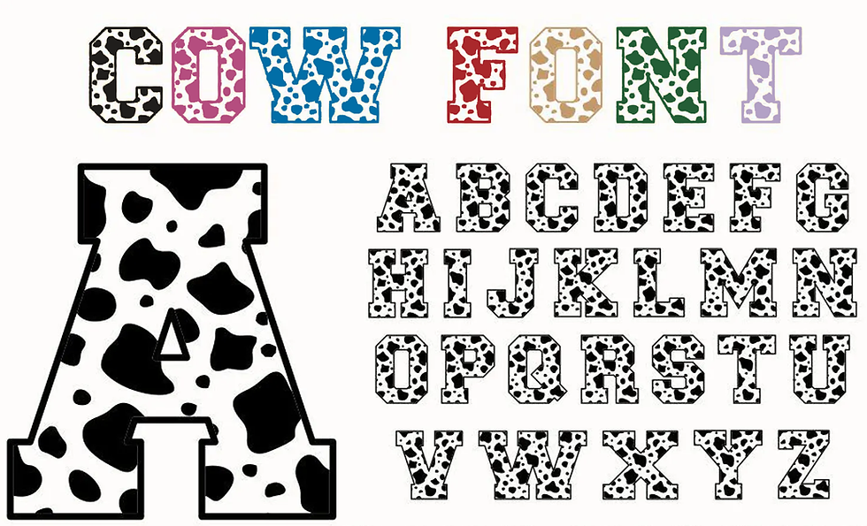 Thumbnail: Cow Print Piggy Bank
