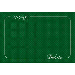 Tapis Belote 40X60 Néoprène