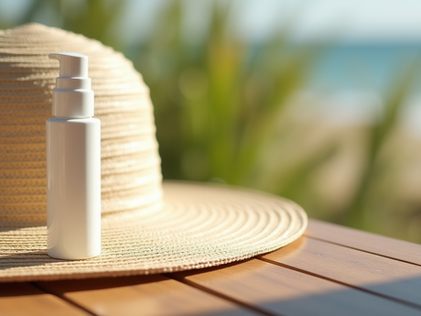 Hat and Sunscreen