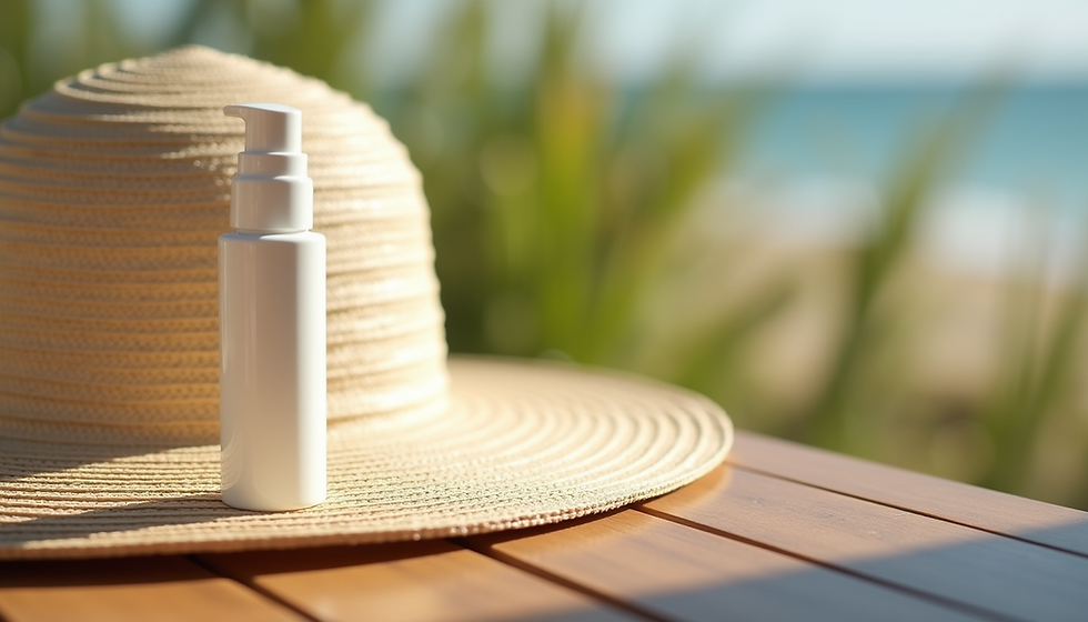 Hat and Sunscreen