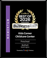 Kids corner Childcare center in not only a part of Early achievers but all consistant wins best preschool in bothell