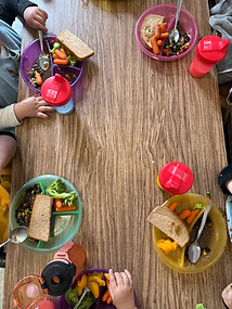 plant based meals and snacks at Kids corner all inclusive preschool