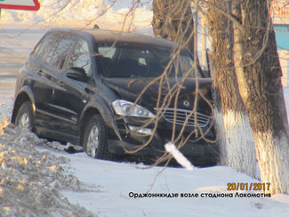Авария 20 января возле стадиона Локомотив, г. Шимановск. (видео)