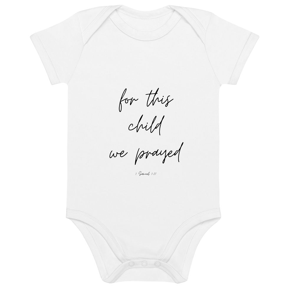 Thumbnail: For This Child Organic Cotton Onesie