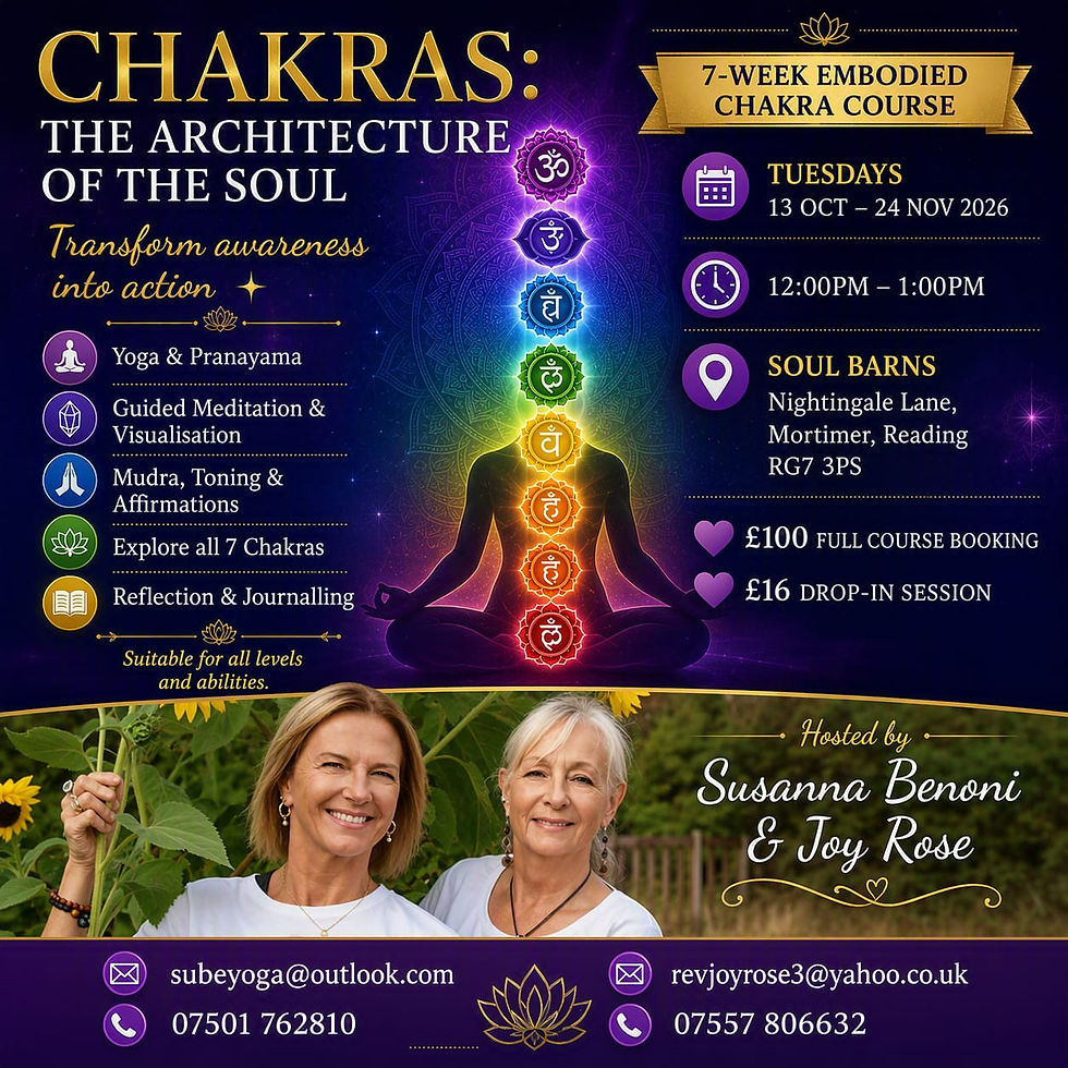 CHAKRAS- The architecture of the Soul