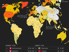 Mapped: How Much Netflix Costs in Every Country