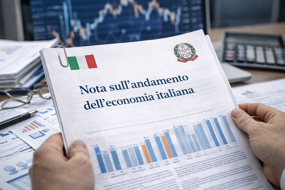 Nota sull’andamento dell’economia italiana - Novembre - Dicembre 2025