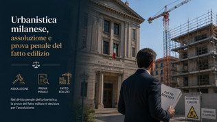 Urbanistica milanese, assoluzione e prova penale del fatto edilizio