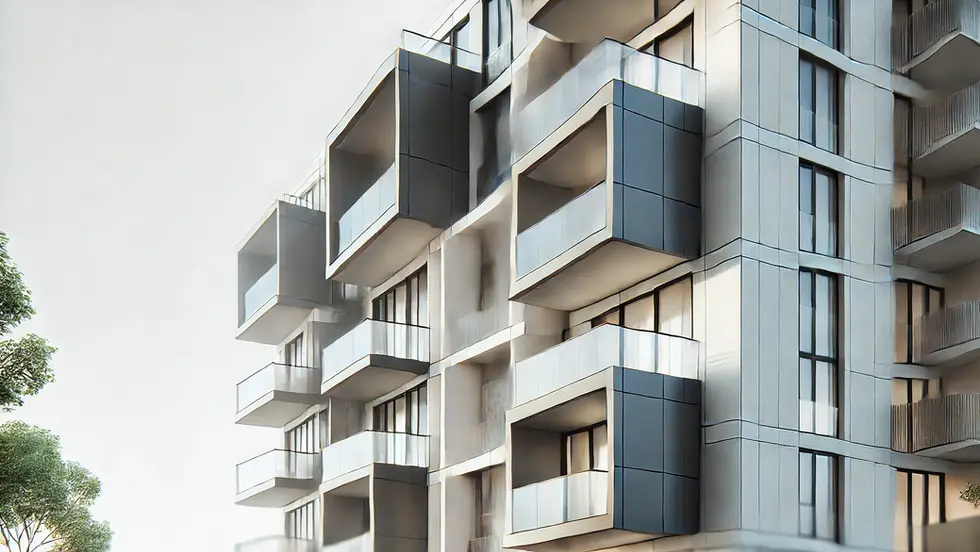 Edificio residenziale contemporaneo