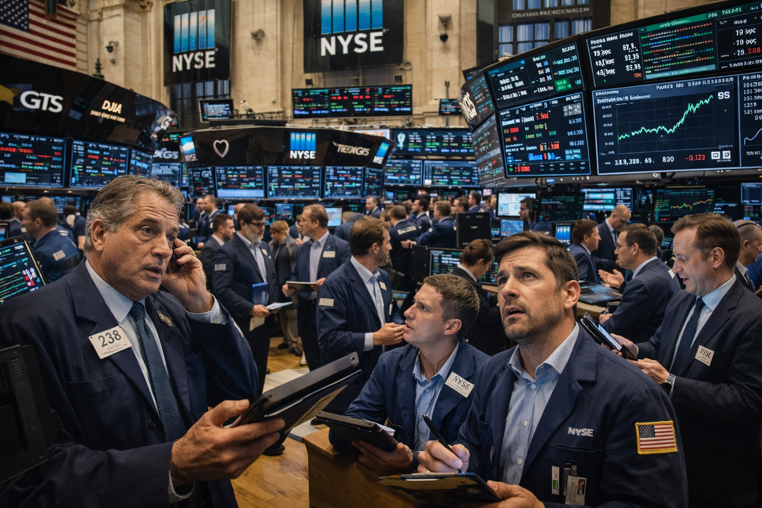 Sala di negoziazione dei mercati finanziari